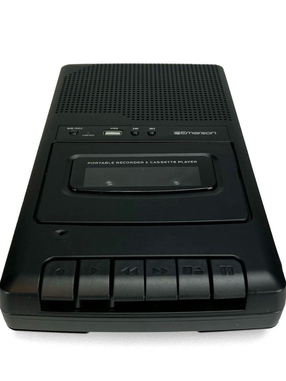 Emerson EPC 3000 Portable Cassette Player with Recording AM FM Radio Speaker